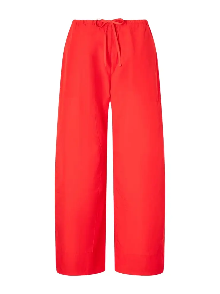 LESET Kyoto Cotton Wide-leg Pants