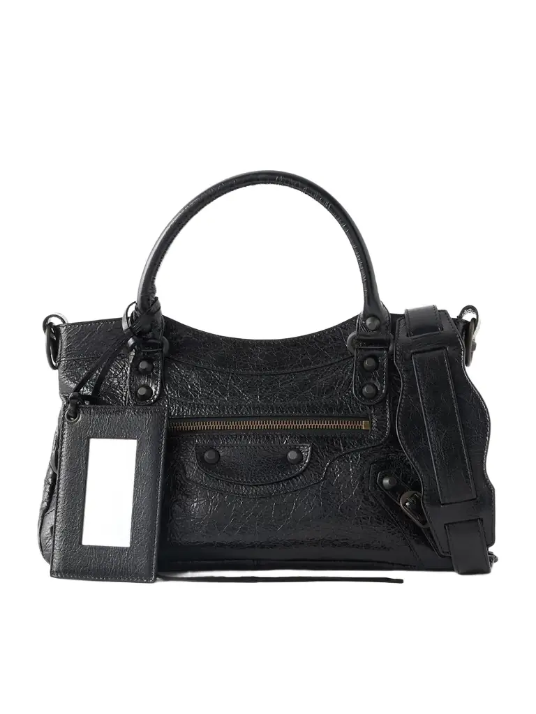 Balenciaga Le City First Leather Shoulder Bag