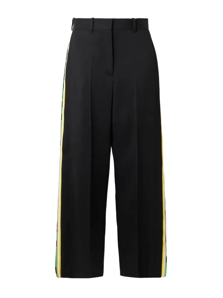 Loewe Striped Wool Straight-leg Pants