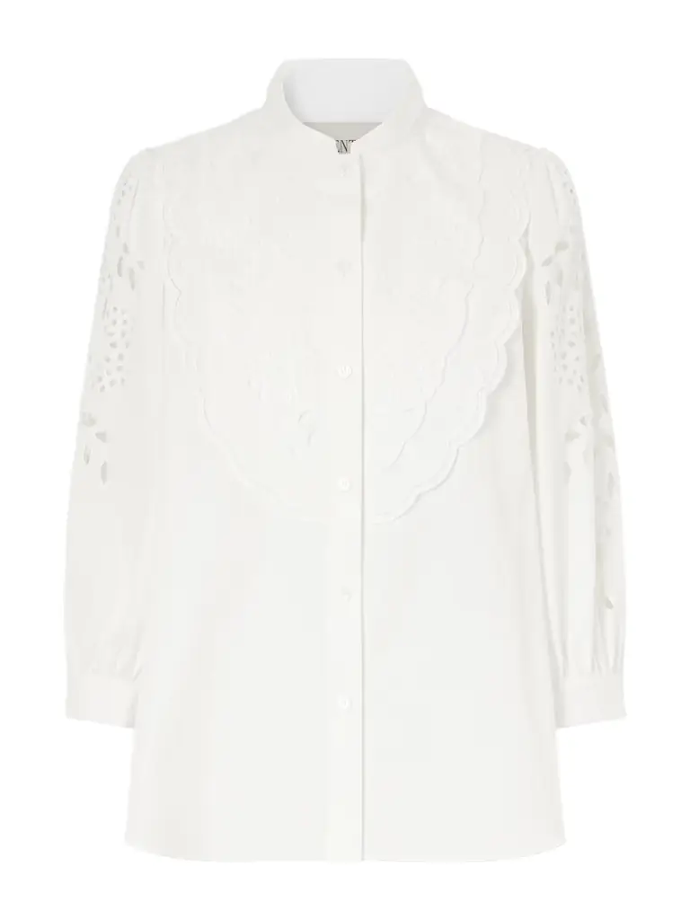 Valentino Garavani Broderie Anglaise Cotton-poplin Shirt