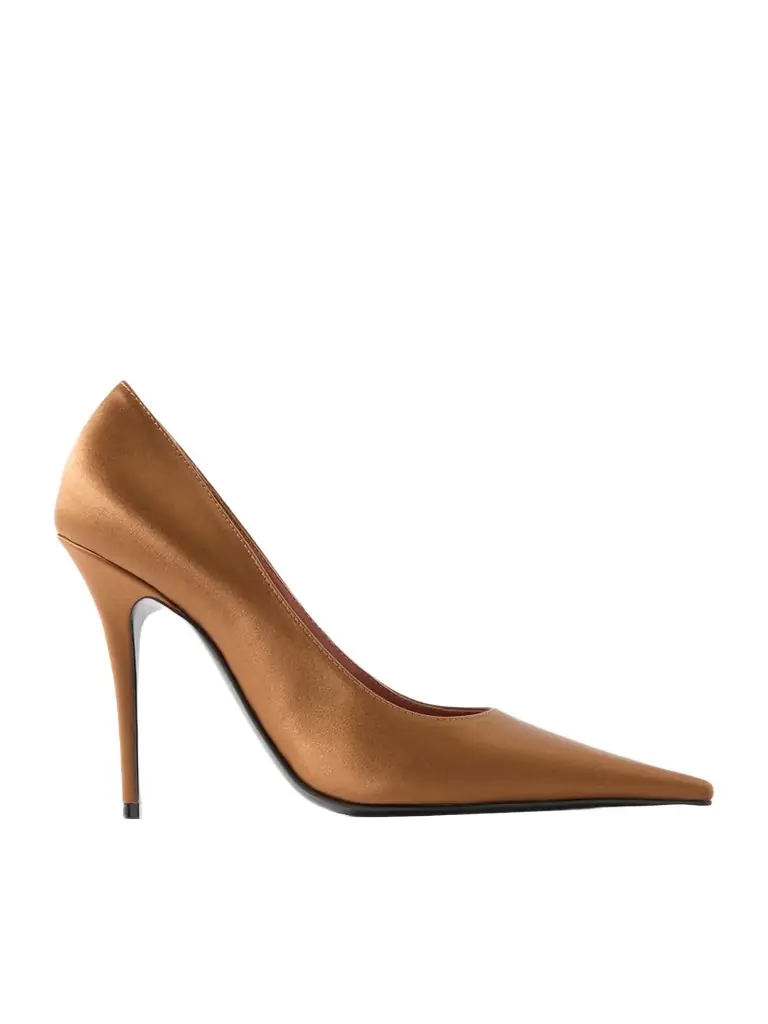 Amina Muaddi Barbara Satin Pumps