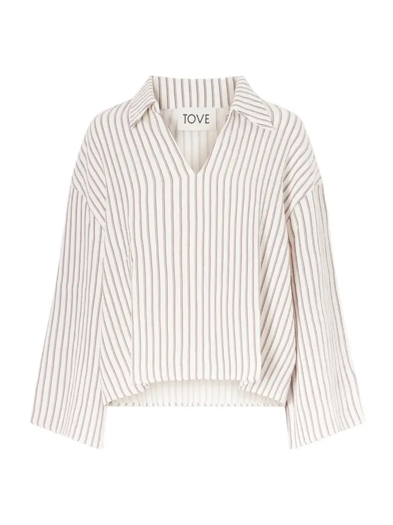 Tove Striped Seersucker Shirt