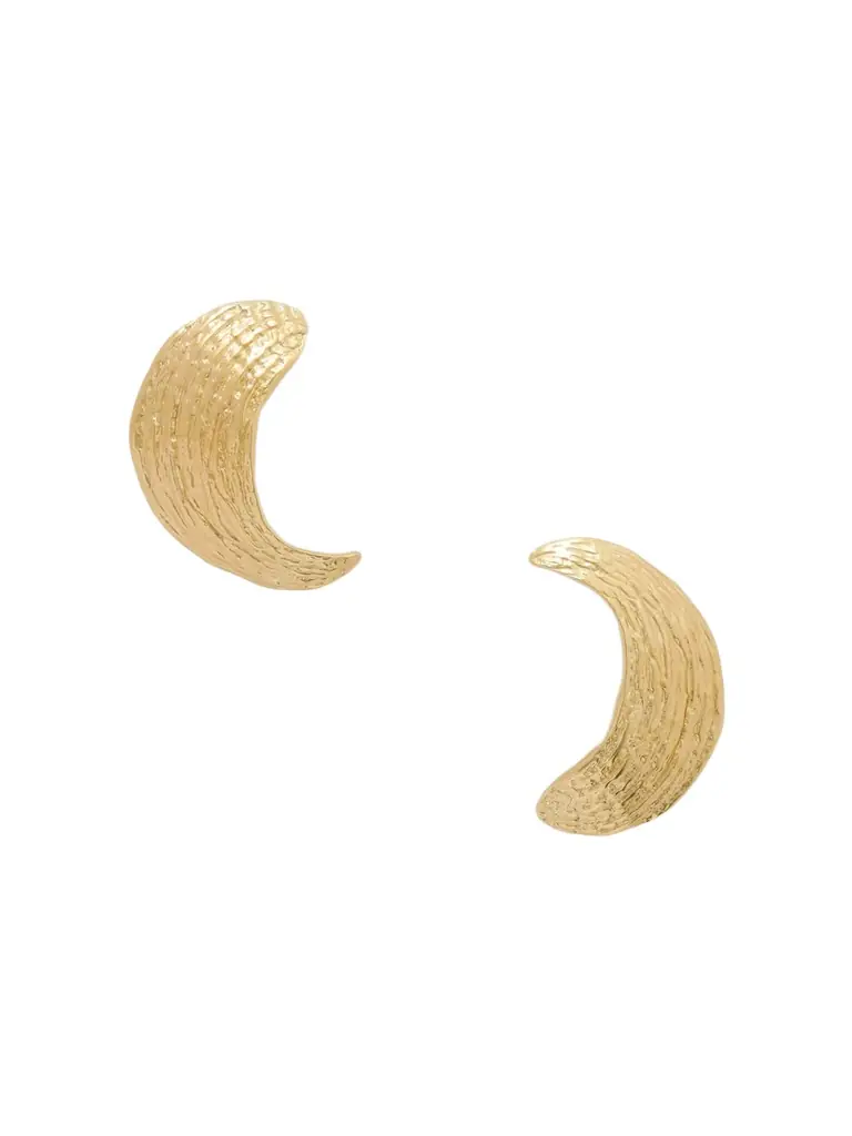 YSSO Broken Shell Gold-plated Earrings