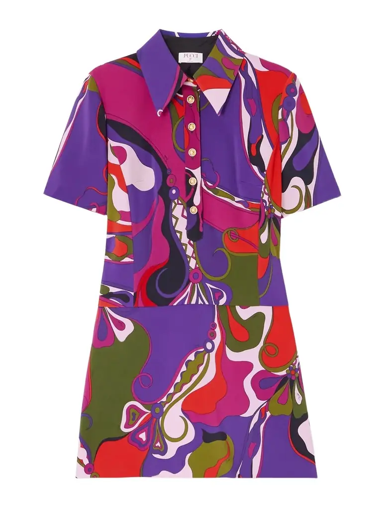 PUCCI Printed Cady Mini Dress