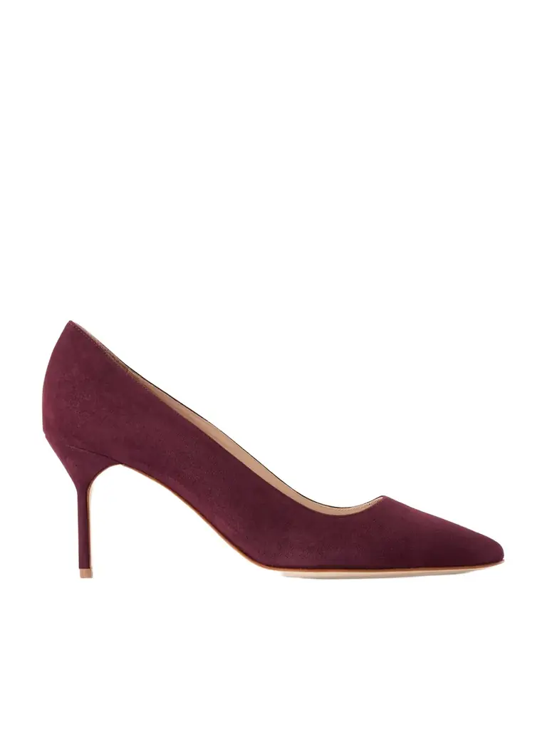 Manolo Blahnik Bb 70 Suede Pumps - Women's Shoes