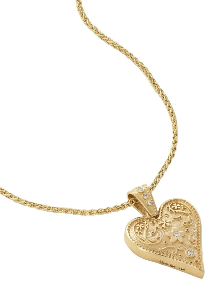 Marlo Laz Medium Southwestern 14-karat Gold Diamond Necklace