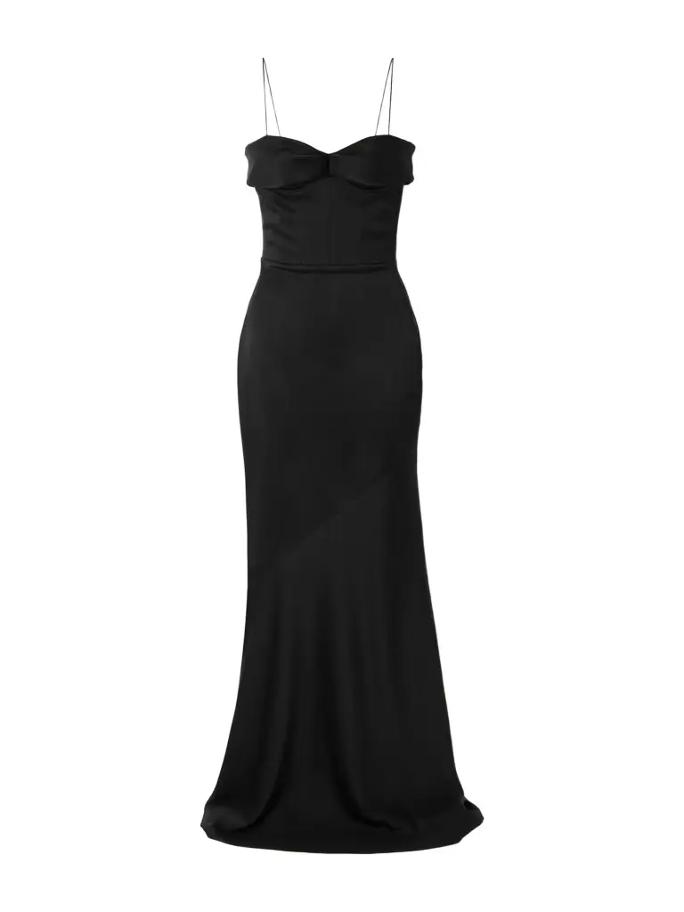 Alex Perry Satin Gown
