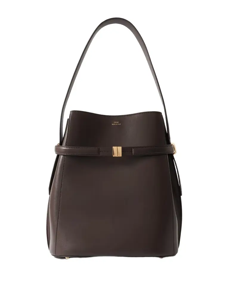 TOTEME Belted Leather Tote