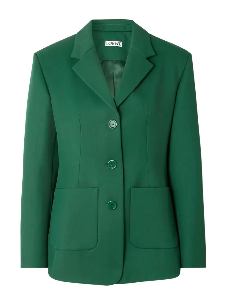Loewe Wool-blend Twill Blazer
