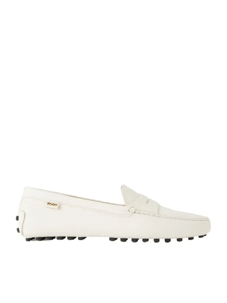 Tod's Gommino Textured-leather Loafers