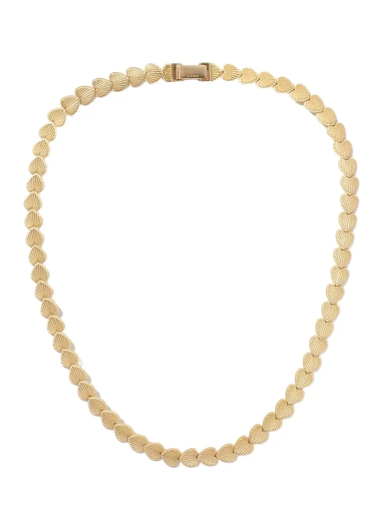 Foundrae True Love Small 18-karat Gold Necklace