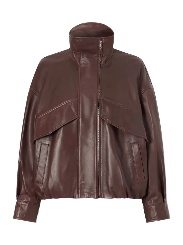 Nour Hammour Leather Jacket - Women's Clothing