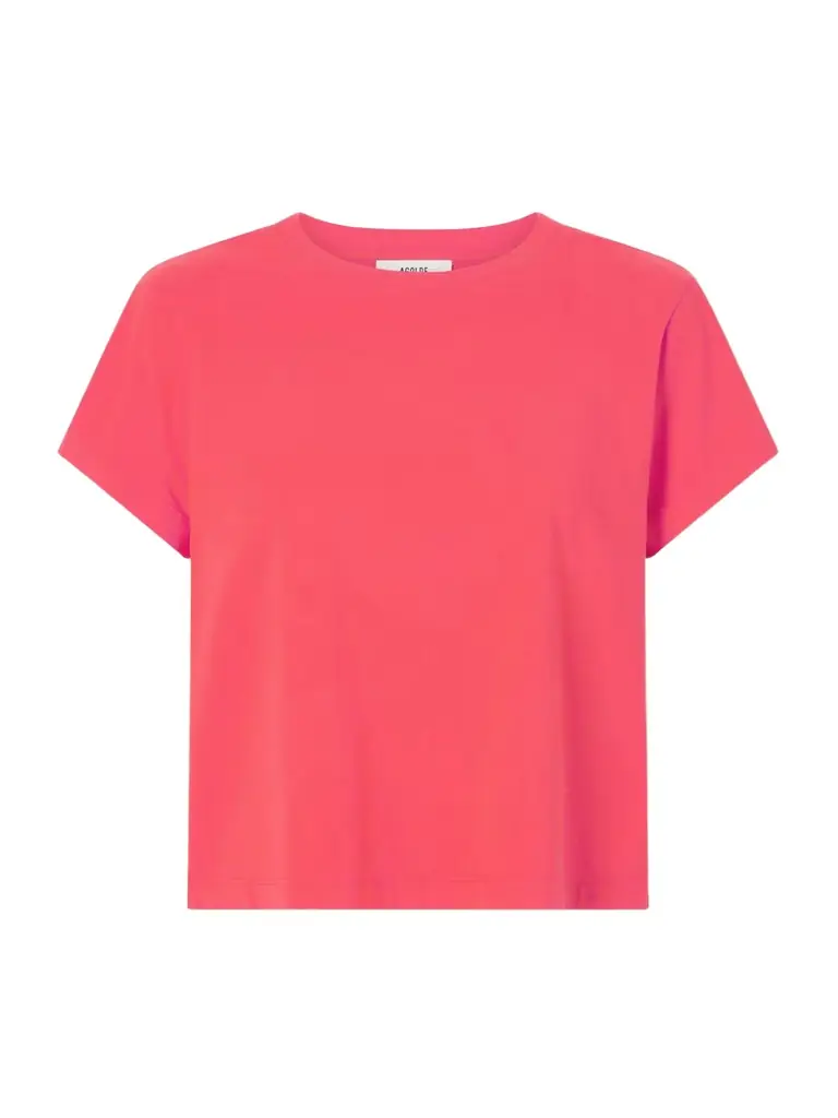 AGOLDE Adine Cropped Organic Cotton-jersey T-shirt