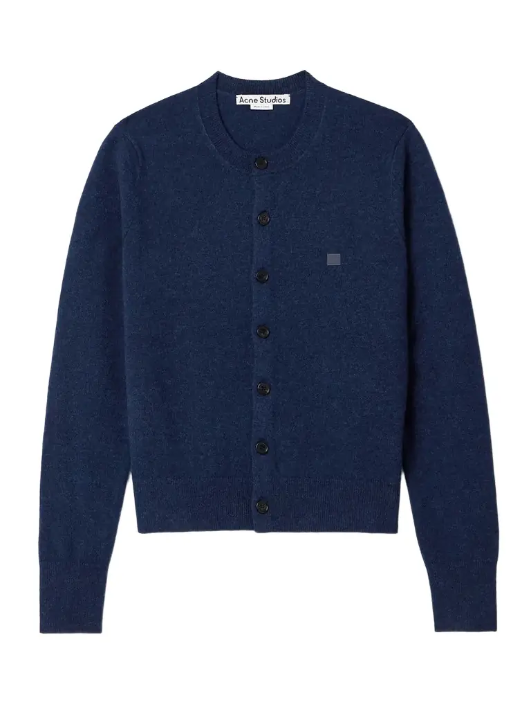 Acne Studios Appliquéd Wool Cardigan