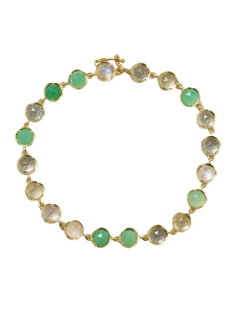 Irene Neuwirth 18-karat Gold Multi-stone Bracelet