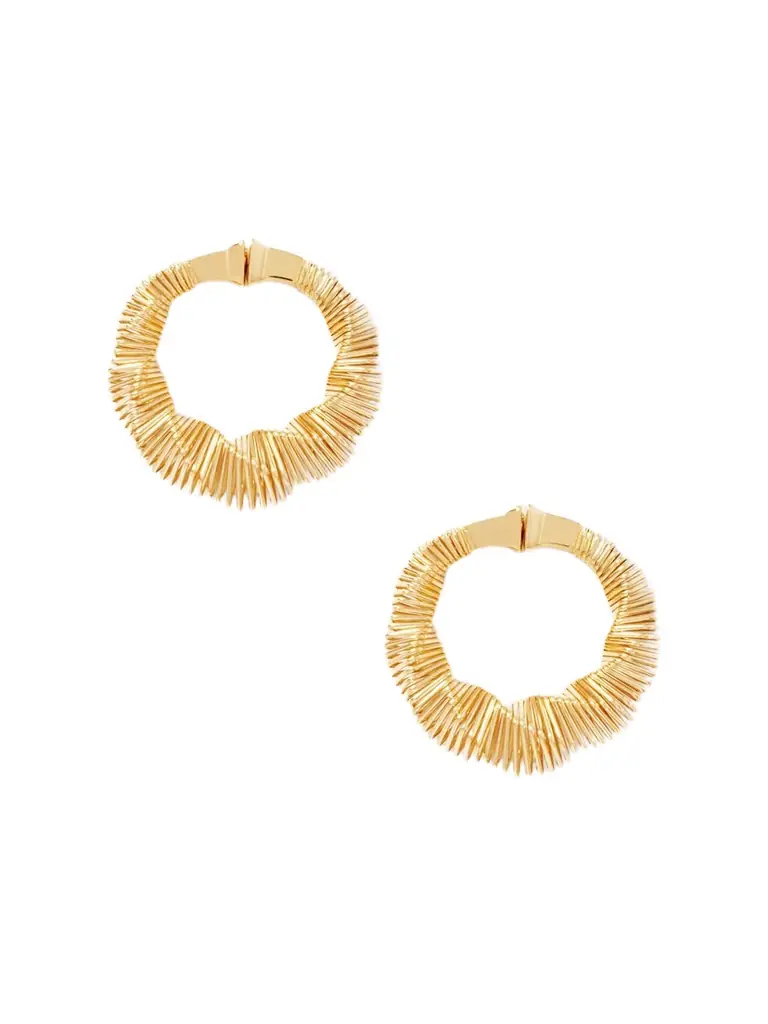 Alaïa tone Hoop Earrings