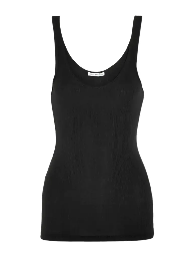 James Perse The Daily Ribbed Stretch-cotton Tank