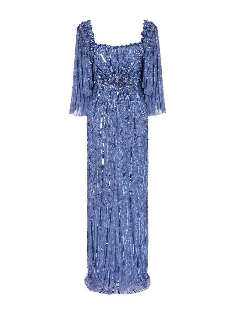Jenny Packham Sequin-embellished Tulle Gown