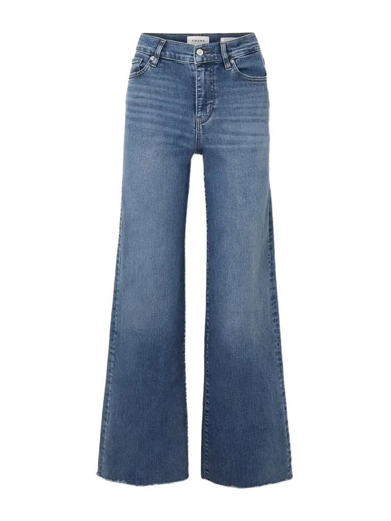 Frame Le Slim Palazzo High-rise Wide-leg Jeans