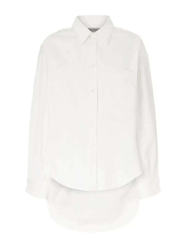 Balenciaga Cotton And Silk-blend Shirt