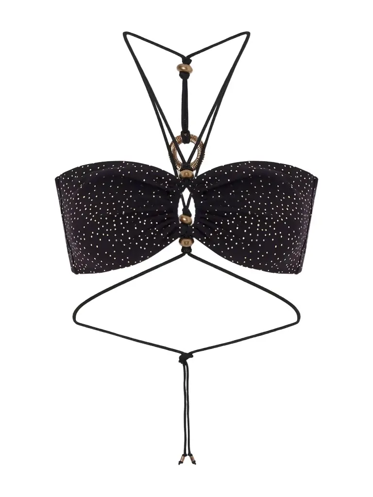 Isabel Marant Analia Polka-dot Bikini Top