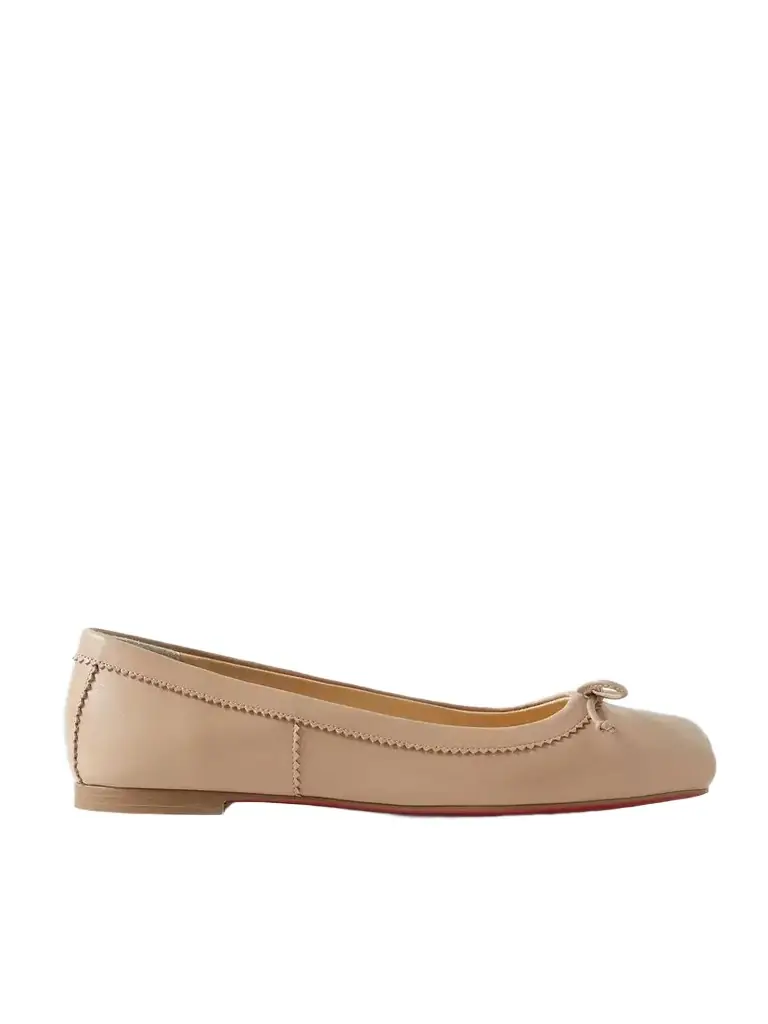 Christian Louboutin Mamadrague Leather Ballet Flats