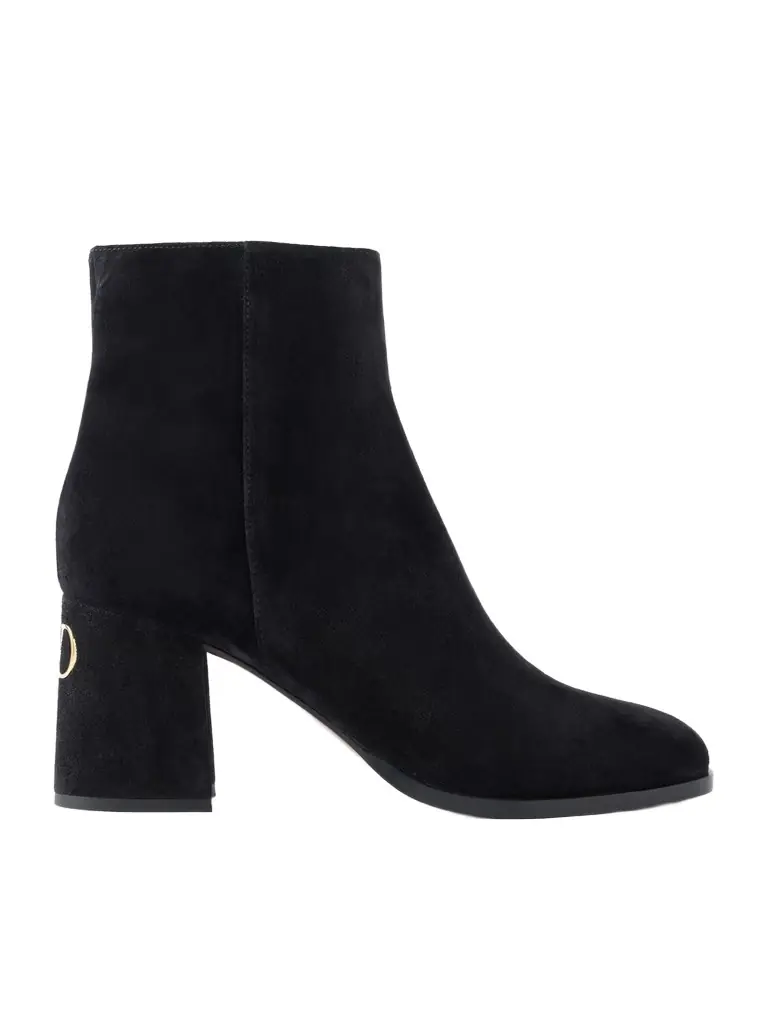 Valentino Garavani 75 Bootie Fawcette Suede Ankle Boots