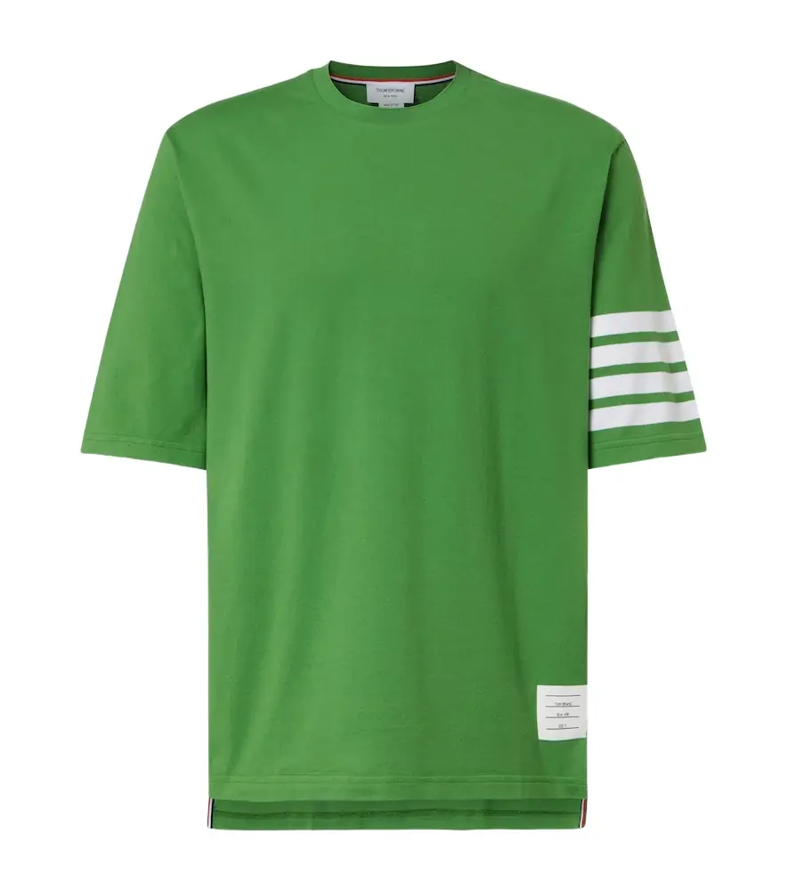Thom Browne 4-Bar cotton jersey T-shirt - Men's Clothing