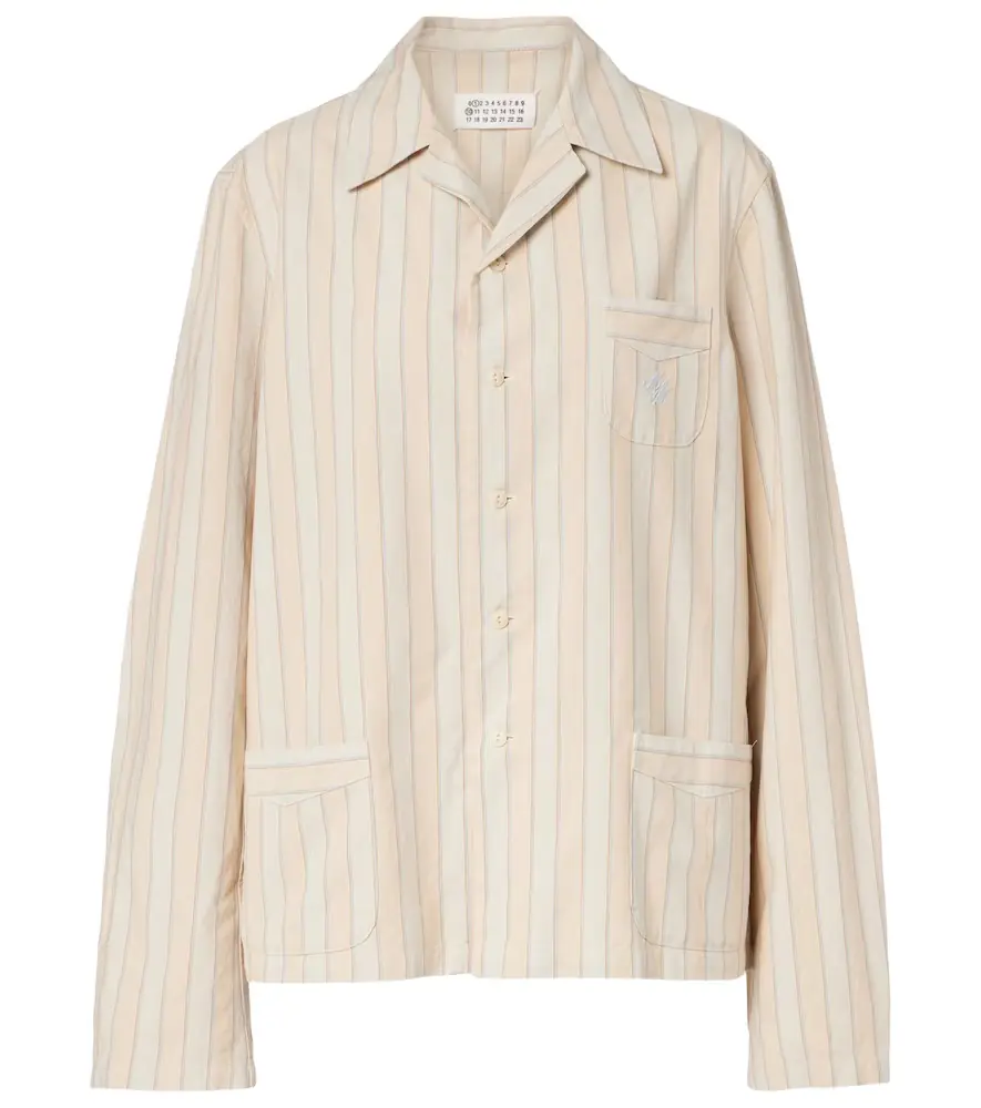 Maison Margiela Striped cotton shirt