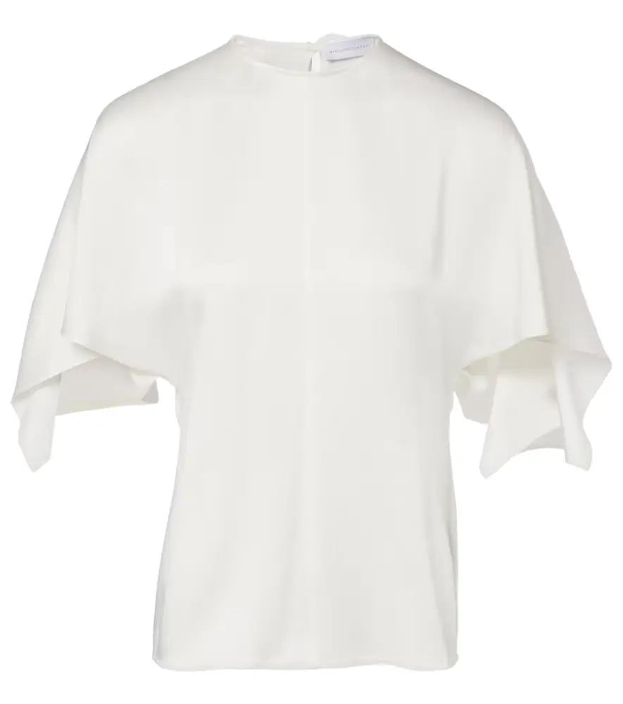 Stella McCartney Open-back satin top