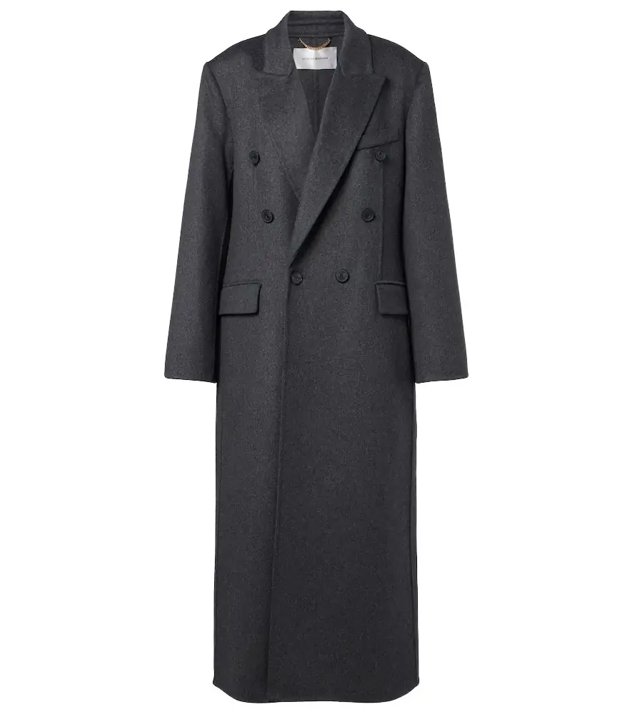 Victoria Beckham Double-breasted wool-blend coat
