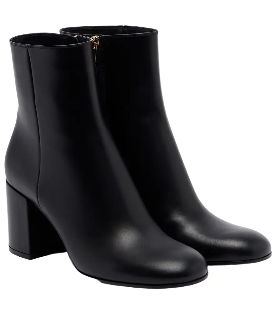 Gianvito Rossi Joelle leather ankle boots