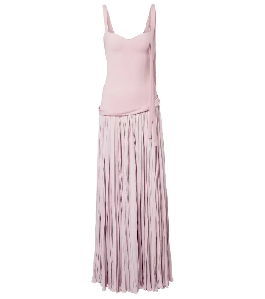 Marmar Halim Ana crêpe and chiffon gown