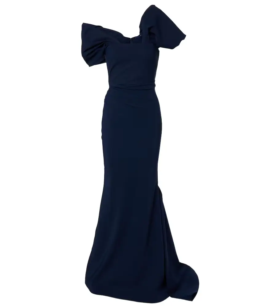 Rachel Gilbert Jade asymmetric gown