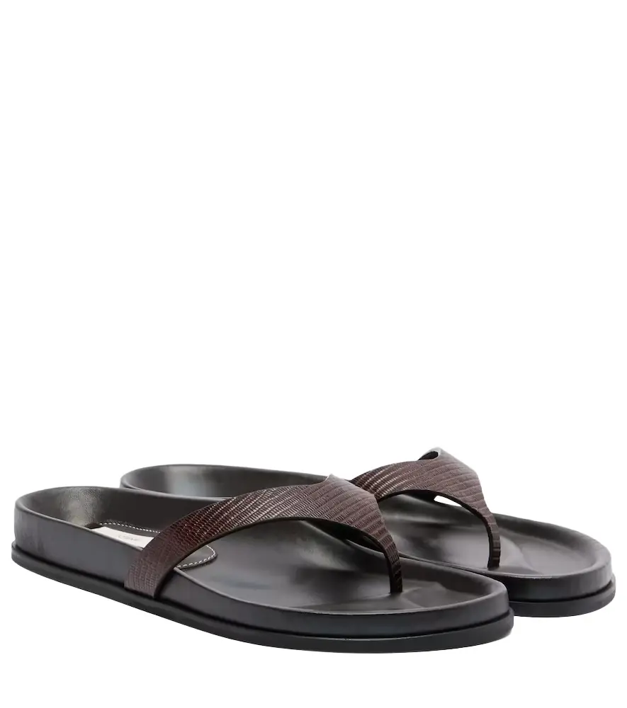 Toteme Leather thong sandals