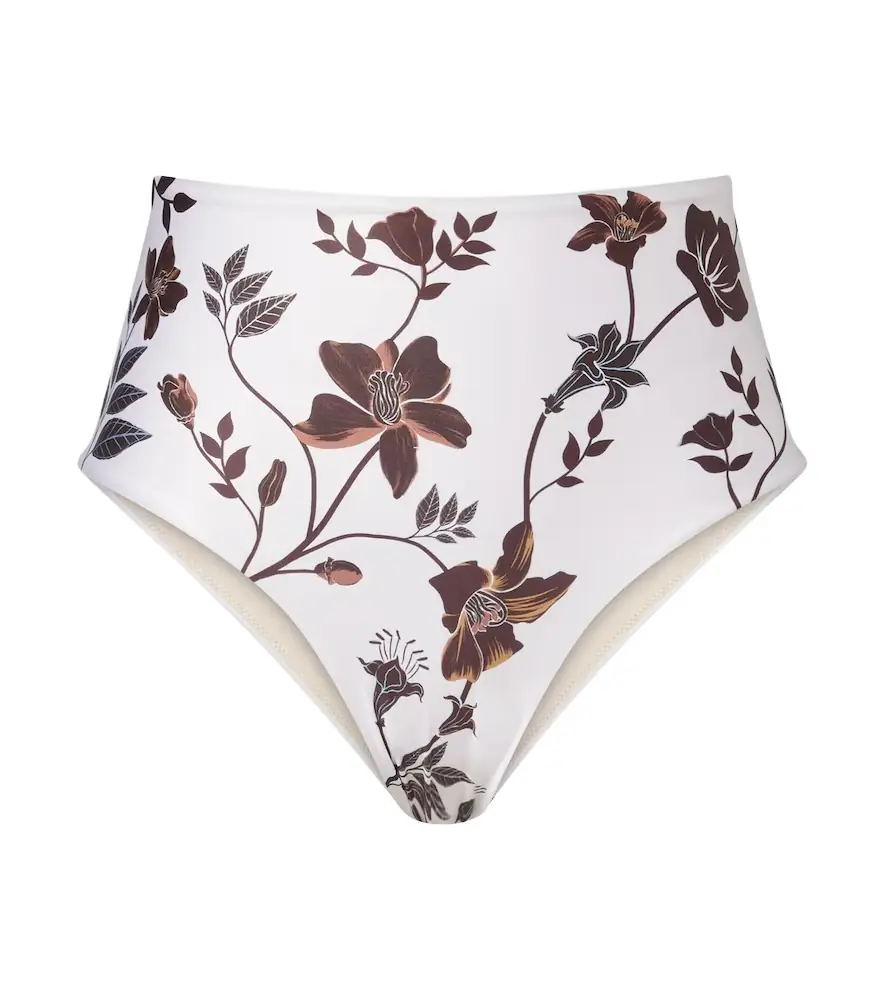 Agua by Agua Bendita Magenta floral bikini bottoms