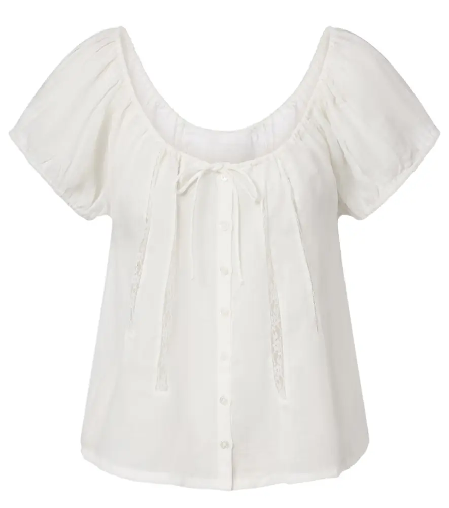 Citizens of Humanity Tatev lace-trimmed top