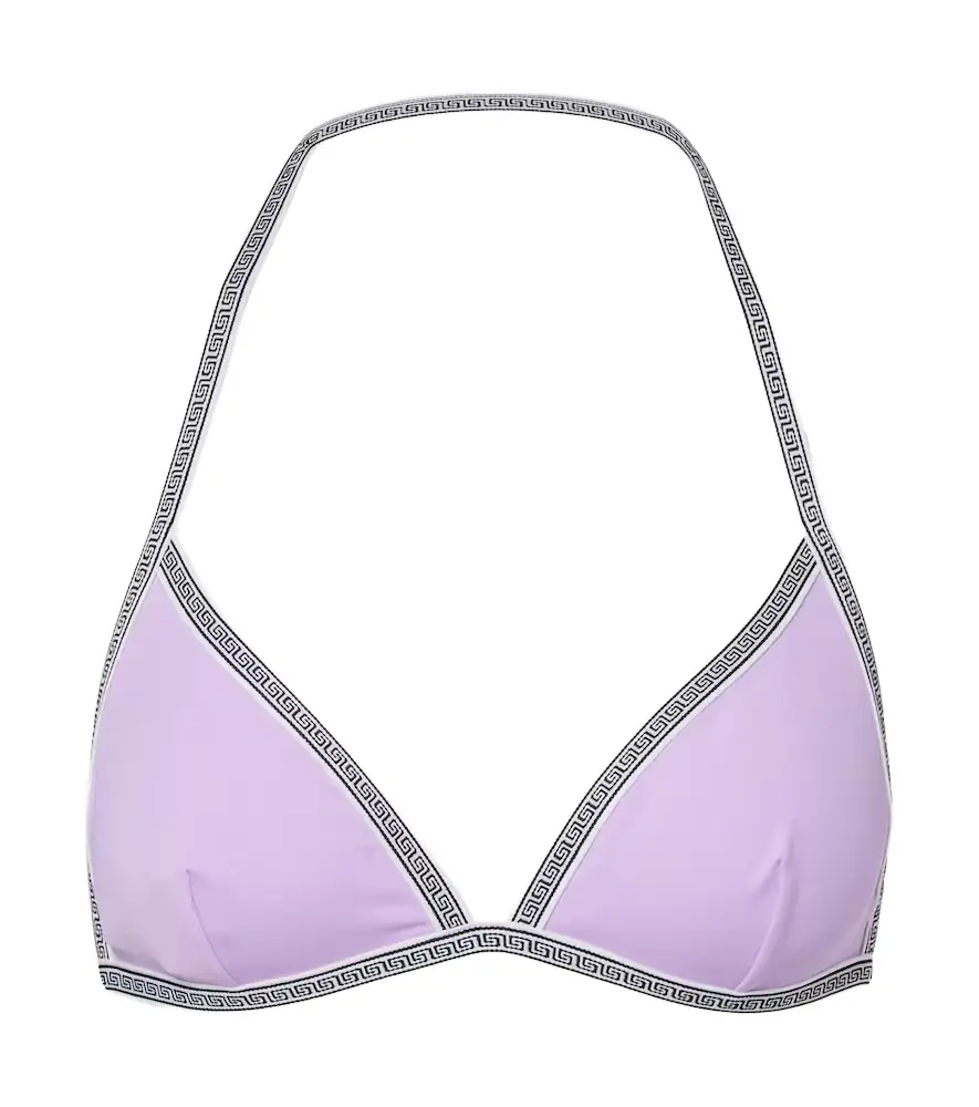 Versace Greca bikini top