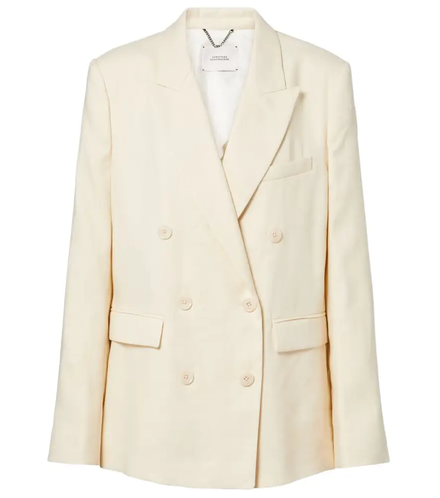 Dorothee Schumacher Casual Sophistication linen and cotton blazer
