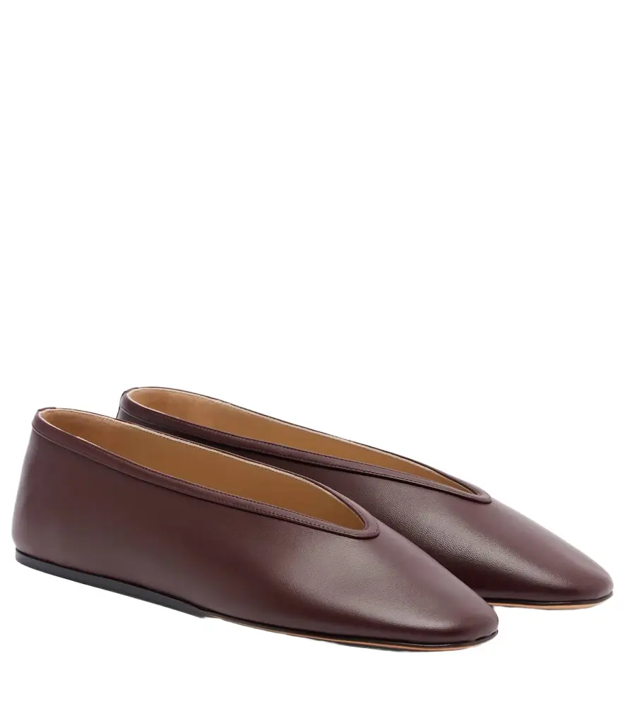 Le Monde Beryl Le Monde Béryl Luna leather ballet flats