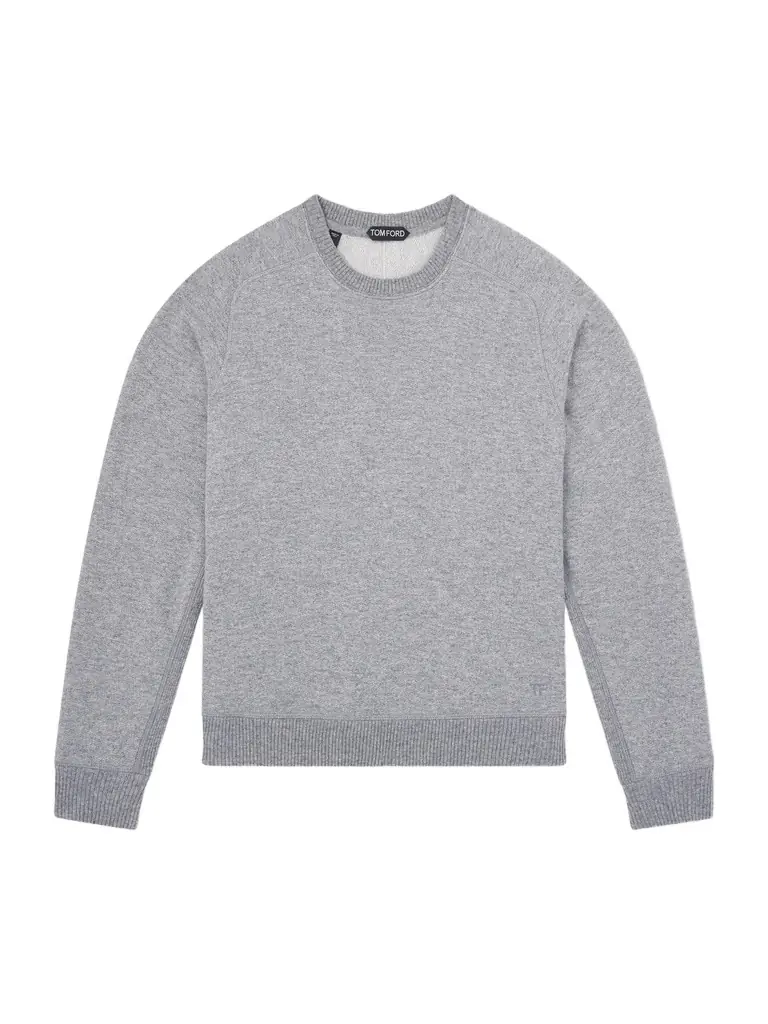 Tom Ford Cashmere and Cotton-Blend Sweater - Men