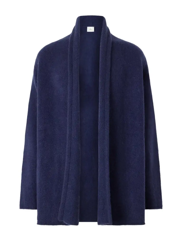The Elder Statesman Italy Smoking Shawl-Collar Cashmere Cardigan - Men