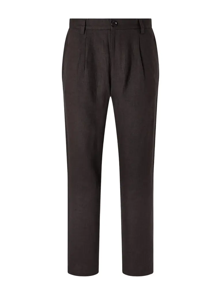 Oliver Spencer Coney Straight-Leg Pleated Linen Suit Trousers - Men