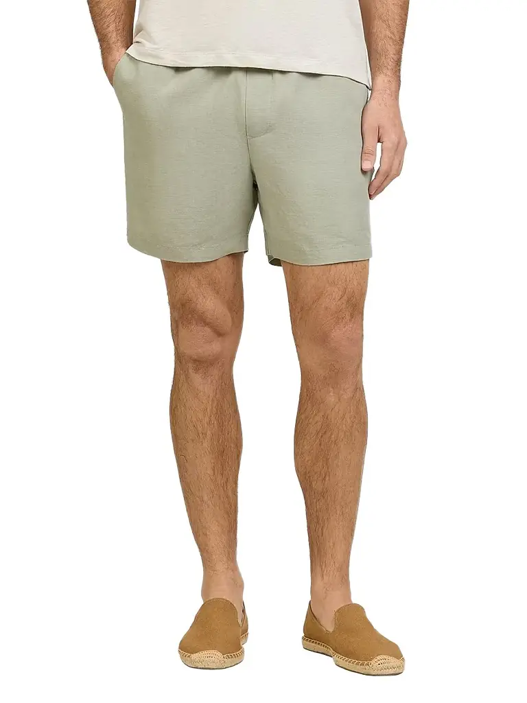 Onia Men's Air Linen-Blend Shorts - Elm
