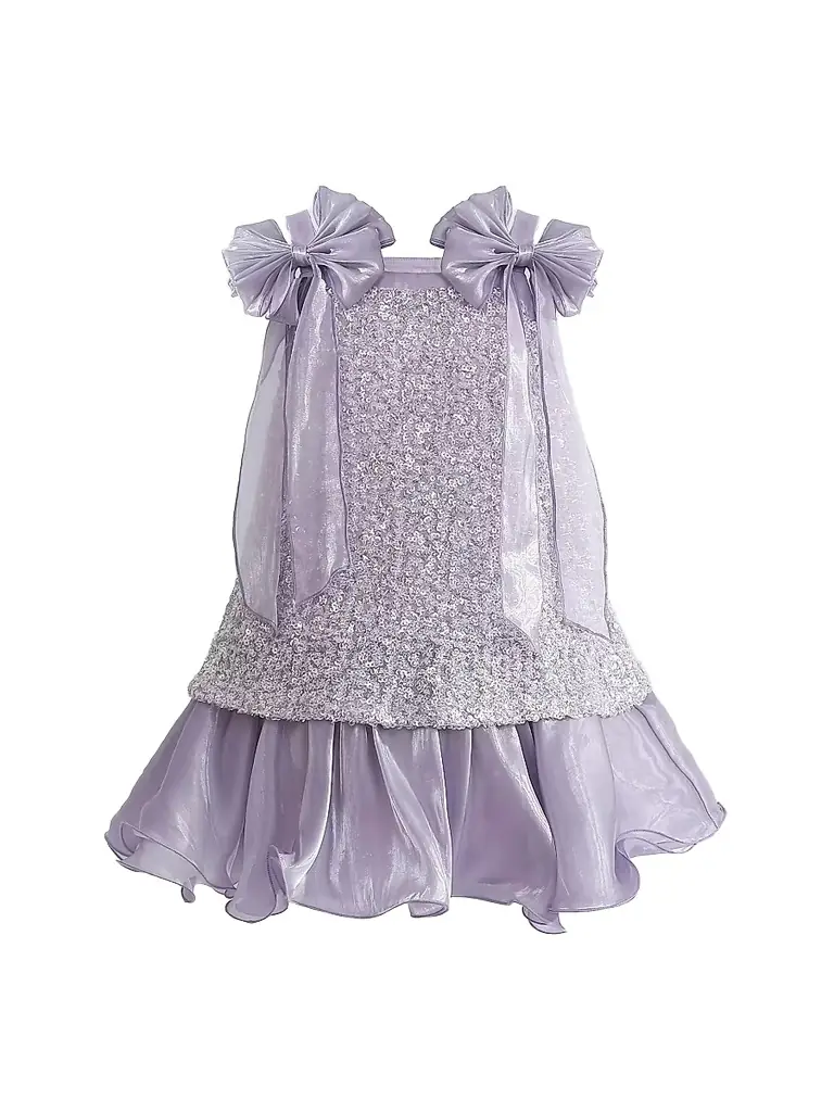 Tulleen Little Girl's & Girl's Aurielle Dress - Purple