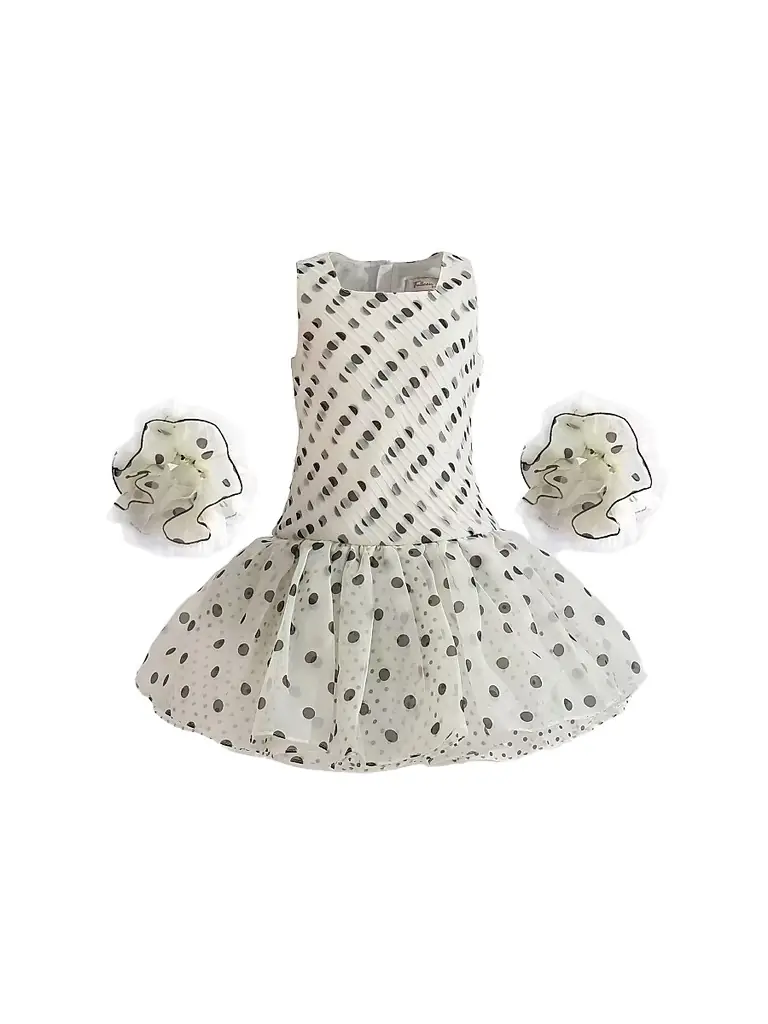 Tulleen Little Girl's & Girl's Calivra Dress - Beige