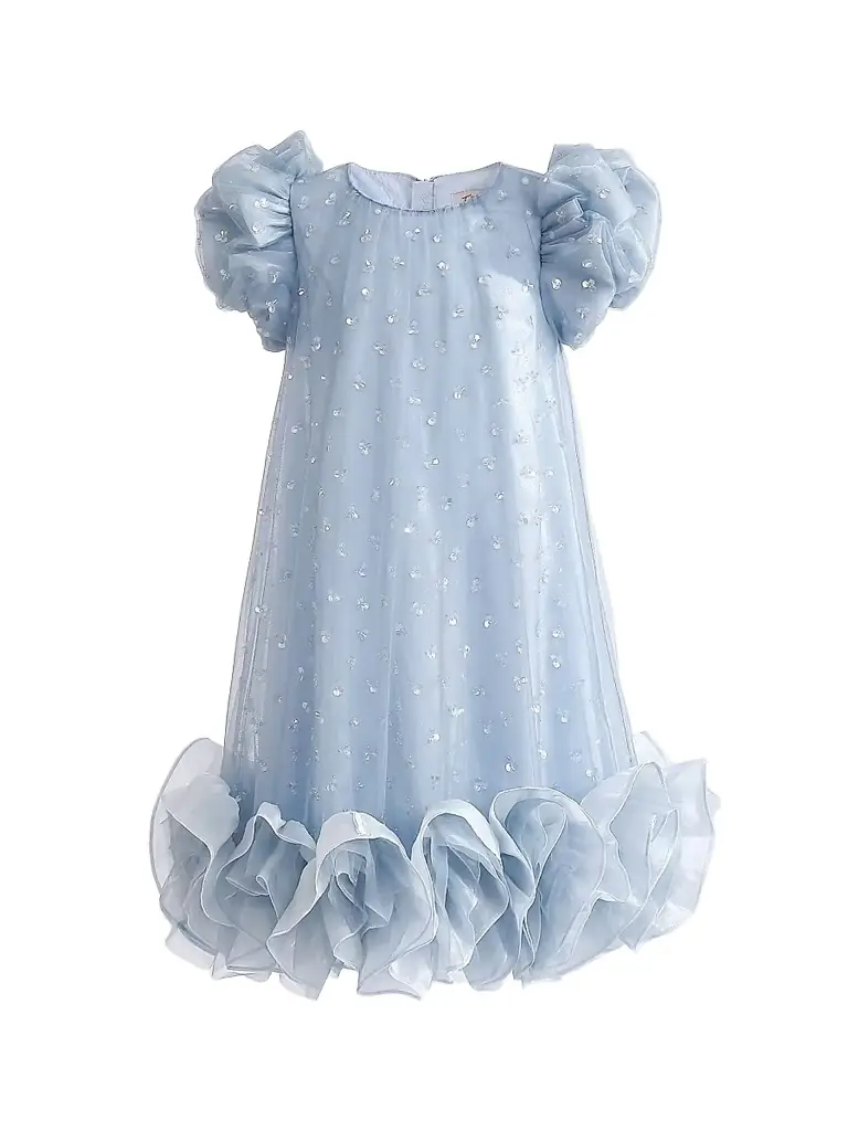 Tulleen Little Girl's & Girl's Thalina Dress - Blue