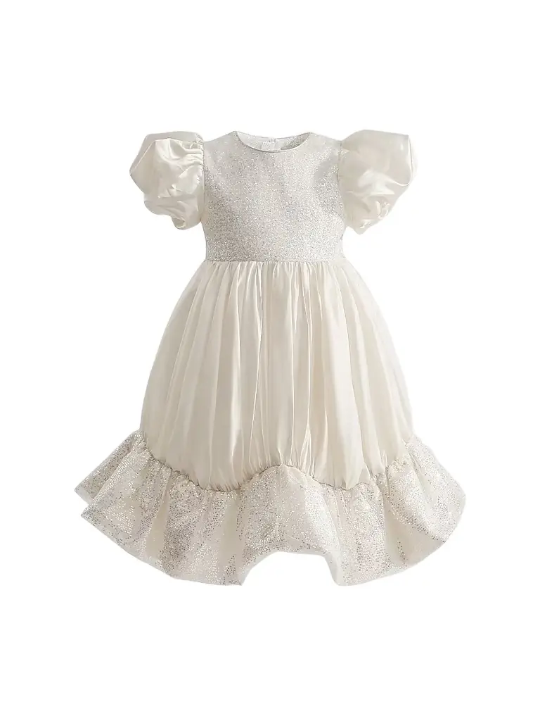 Tulleen Little Girl's & Girl's Aurora Dress - Cream