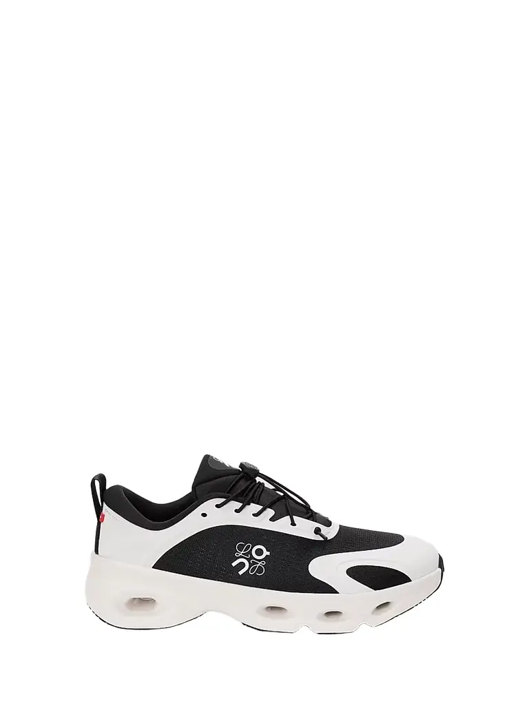 LOEWE Men's X ON Cloudsolo Low-Top Sneakers - Black Eggshell - Men's Clothing