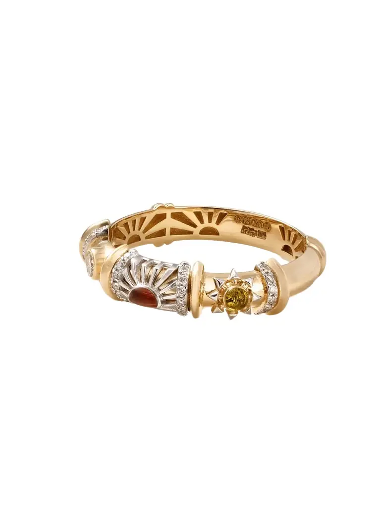 L’Atelier Nawbar Milky Way 18-karat Gold Diamond Band